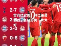 雷竞技官网：拜仁逆袭取胜，晋级形势一片大好